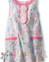 Lilly Pulitzer Girls 2-6X Little Classic Shift, Resort White Pop, 2