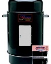 Brinkmann 852-7080-V Gourmet Charcoal Smoker and Grill with Vinyl Cover, Black