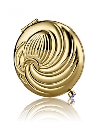 January 21 - February 19. Open-minded and outgoing, you're original and creative - an independent thinker. Enjoy these golden waves, decorated with a brilliant birthstone clasp made of purple crystal. Filled and refillable with Lucidity Translucent Pressed Powder (small size refill). Beautifully boxed, with a velvety pouch. January 21 - February 19. Open-minded and outgoing, you're original and creative - an independent thinker. Enjoy these golden waves, decorated with a brilliant birthstone clasp made of purple crystal. Filled and refillable with Lucidity Translucent Pressed Powder (small size refill). Beautifully boxed, with a velvety pouch.