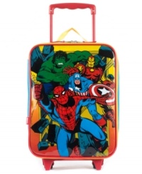 Your little guy will feel like a super hero as he and his FAB Superman suitcase weave through the web of airport passengers. Your little guy will feel like a super hero as he and his FAB Superman suitcase weave through the web of airport passengers.