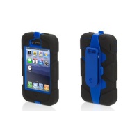 Griffin Military SURVIVOR Duty Case and Belt Clip for iPhone 4 4S -MILITARY TESTED- Retail Packaging - BLACK/BLUE- 1 Pack Griffin Military SURVIVOR Duty Case and Belt Clip for iPhone 4 4S -MILITARY TESTED- Retail Packaging - BLACK/BLUE- 1 Pack
