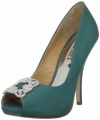 Badgley Mischka Women's Gayla Peep-Toe Pump