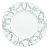 With platinum circles that represent the circles of life, the new Halo dinnerware pattern is the perfect choice for today's modern bride. Fresh in design, Halo brings the elegance of platinum on beautiful bright white bone china that is both graceful and contemporary.
