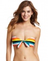 Roxy Juniors Sweet Horizon Knotted Bandeau Top