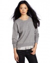 Rebecca Taylor Women's Jersey Combo Pullover Sweater