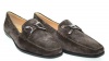 TOD'S Quinn Guaina N. Masch Smalto Suede Brown Loafers Sz 40 1/2 9000P0S807