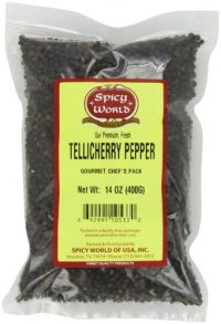 Spicy World Tellicherry Pepper, 14-Ounce Unit