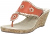 Jack Rogers Women's Del Mar Mid Cork Wedge Sandal