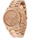 Michael Kors Quartz Rose Golden Midsized Round Dial Chronograph- Women Wrist Watch Christmas Gift Mk5128