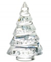 A beautiful sight, Baccarat's Chamonix tree brings new light to a seasonal icon in sparkling clear crystal.