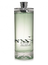 Eau de Cartier Concentree matches the spirit of Eau de Cartier while revealing its natural freshness and vibrant intensity. This powerful interpretation features coriander, lavender and violet leaves blended with nutmeg and spicy notes and blond amber, blue cedar wood, patchouli and musk base notes. 6.75 oz. Made in France. Eau de Cartier Concentree matches the spirit of Eau de Cartier while revealing its natural freshness and vibrant intensity. This powerful interpretation features coriander, lavender and violet leaves blended with nutmeg and spicy notes and blond amber, blue cedar wood, patchouli and musk base notes. 6.75 oz. Made in France.