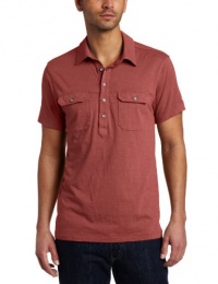 AG Adriano Goldschmied Utility Short Sleeve Polo Shirt, Terracotta, XX-Large AG Adriano Goldschmied Utility Short Sleeve Polo Shirt, Terracotta, XX-Large