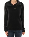 Lauren Jeans Co By Ralph Lauren Women's Pullover Designer Knit Sweater Black