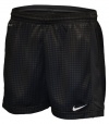 NIKE Women's Dri-Fit Competition Printed E4 Shorts-Dark Gray