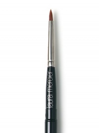 A synthetic brush that tapers to a narrow point, allowing you to determine the width of eye liner by the pressure applied. Specially designed for precise application of wet eye liner, the stiff bristles allow for expert control. Use the point of the brush to dot in between the individual lashes for elegantly lined eyes. Use wet with a Laura Mercier Eye Liner. A synthetic brush that tapers to a narrow point, allowing you to determine the width of eye liner by the pressure applied. Specially designed for precise application of wet eye liner, the stiff bristles allow for expert control. Use the point of the brush to dot in between the individual lashes for elegantly lined eyes. Use wet with a Laura Mercier Eye Liner.