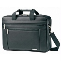Notebook/ Tablet Cases & Bags-Samsonite 17 Black Two-Gusset Briefcase Notebook/ Tablet Cases & Bags-Samsonite 17 Black Two-Gusset Briefcase