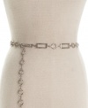 Add a silver lining to your look with this versatile Style&co. chain link belt.