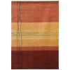 Couristan Rythmia Sublimity Miso Red Area Rug Size - 2.6 x 4.6 ft.