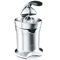 Boasting the world's first active-arm citrus press featuring the Quadra-Fin juicing cone, this citris juicer effortlessly squeezes every last drop of juice from any size fruit, from limes to grapefruit. With two stainless-steel filters to allow variable pulp control and a spout designed to prevent drips, this juicer was named one of The Best Small Appliances by a leading magazine for gourmands. Its brushed, die-cast stainless-steel housing looks great in any kitchen. Boasting the world's first active-arm citrus press featuring the Quadra-Fin juicing cone, this citris juicer effortlessly squeezes every last drop of juice from any size fruit, from limes to grapefruit. With two stainless-steel filters to allow variable pulp control and a spout designed to prevent drips, this juicer was named one of The Best Small Appliances by a leading magazine for gourmands. Its brushed, die-cast stainless-steel housing looks great in any kitchen.