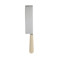 Alessi's rectangular blade is ideal for serving semi-hard cheeses. Alessi's rectangular blade is ideal for serving semi-hard cheeses.