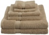 Pinzon Basics 100-Percent Egyptian Cotton 725-Gram 6-Piece Towel Set, Driftwood