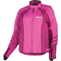Fly Racing Georgia Women's Waterproof On-Road Racing Motorcycle Jacket - Pink / Size 7-8 Fly Racing Georgia Women's Waterproof On-Road Racing Motorcycle Jacket - Pink / Size 7-8