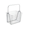 InterDesign Classico Small Basket, Chrome, 8-1/2 by 7-1/2 by 6-3/4-Inch