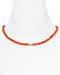 Michael Kors Strand Beaded Coral Necklace, 17 Michael Kors Strand Beaded Coral Necklace, 17