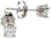 14k White Gold Round Diamond Stud Earrings (1/3 cttw, I-J Color, I1-I-2 Clarity)