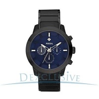 Fossil Dress Plated Stainless Steel Watch Black Fossil Dress Plated Stainless Steel Watch Black
