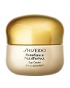 Shiseido Benefiance NutriPerfect Day Cream SPF 15. This powerful protective day cream is created especially for mature skin experiencing wrinkles, discoloration, and loss of resilience associated with hormonal changes due to aging. It defends against dryness, pollution, and harmful effects of UV rays while restoring skin density and firmness for younger-looking facial contours. The fresh, comfortable fragrance creates a pleasant skincare experience.