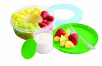 Fruit and Veggie Bowl with Removable Ice Pack Fruit and Veggie Bowl with Removable Ice Pack