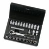 1/4 In Dr GearRatchet Vortex Socket Set - 25-Pc