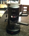 KRUPS XP1020 Steam Espresso Machine with 4-Cup Glass Carafe, Black