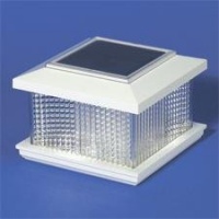 Galaxy Vinyl Fence Solar Post Cap Light Fit 4x4 Vinyl Post Galaxy Vinyl Fence Solar Post Cap Light Fit 4x4 Vinyl Post