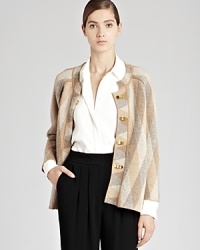 In a textural wool blend knit, this REISS jacket is a stylish alternative to typical outwear. A diamond check pattern and bold gold-tone closure contributes to its unique, high-fashion appeal. In a textural wool blend knit, this REISS jacket is a stylish alternative to typical outwear. A diamond check pattern and bold gold-tone closure contributes to its unique, high-fashion appeal.