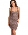 Free People Blush Combo Animal Print Racer Back Tank Dress Medium