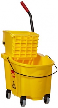Rubbermaid FG748018 WaveBrake Side Press Combo Mopping System 26 qt Capacity, 18.6 Length x 15.6 Width x 16.7 Height, Yellow Rubbermaid FG748018 WaveBrake Side Press Combo Mopping System 26 qt Capacity, 18.6 Length x 15.6 Width x 16.7 Height, Yellow