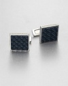 Woven enamel inserts lend undeniable style to any dress wardrobe.ResinAbout 1 x 1Imported