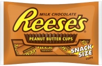 Reese's Peanut Butter Cups, Snack Size, 10.5-Ounce Packages (Pack of 6) Reese's Peanut Butter Cups, Snack Size, 10.5-Ounce Packages (Pack of 6)