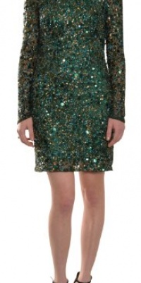 Aidan Mattox Women's Glitzy Fully Sequins Long Sleeve Cocktail Dress 10 Hunter Green Aidan Mattox Women's Glitzy Fully Sequins Long Sleeve Cocktail Dress 10 Hunter Green