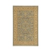 Karastan's Shapura Collection was designed to capture the rustic yet sophisticated spirit of textiles woven in the Peshwar style along the ancient Silk Road. The subtle colors and stylized patterns infuse your decor with timeless elegance. This Karastan rug boasts a rich golden border around a glacier blue ground brimming with floral motifs.