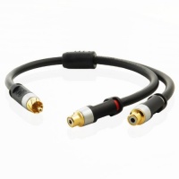 Mediabridge CYA-1M2F-P Ultra Series - RCA Y Adapter - 1-Male to 2-Female for Digital Audio or Subwoofer Mediabridge CYA-1M2F-P Ultra Series - RCA Y Adapter - 1-Male to 2-Female for Digital Audio or Subwoofer