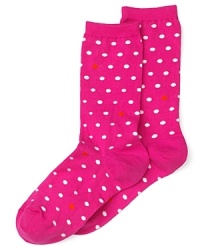Add some flair with these fun polka dot trouser socks from kate spade. Add some flair with these fun polka dot trouser socks from kate spade.