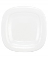 Accented square plates from Lenox will reshape your casual table. Fresh and understated, Aspen Ridge dinnerware features a pure white glaze and elegant modern lines that evoke winter's snow-capped slopes.