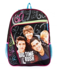 She can go big with her favorite group of boys thanks to this Big Time Rush backpack from FAB. She can go big with her favorite group of boys thanks to this Big Time Rush backpack from FAB.