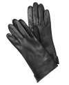 Give your hands the royal treatment with these luxe leather gloves from Charter Club that boast genuine rabbit fur trim. Soft, warm and impossibly chic, they'll be your favorite winter season accessory.