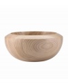 A smooth, minimalist shape highlights the beauty of solid ash in this Torq White Woods bowl. Accent a shelf or use for serving rice, vegetables or hard candies. From Dansk's collection of serveware and serving dishes. (Clearance)