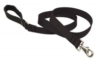 Lupine 1 Black 6-Foot Dog Lead Lupine 1 Black 6-Foot Dog Lead