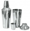 Adcraft BAR-3PC 3 Piece, 30 oz Capacity, Mirror Finish, Stainless Steel Bar Shaker Set